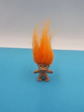 Adopt A Norfin DAM 1.5" Troll Doll Orange  Hair - Vintage 1989