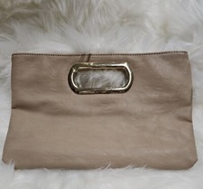 Womens Charming Charlie Clutch Beige With Magnetic Closure