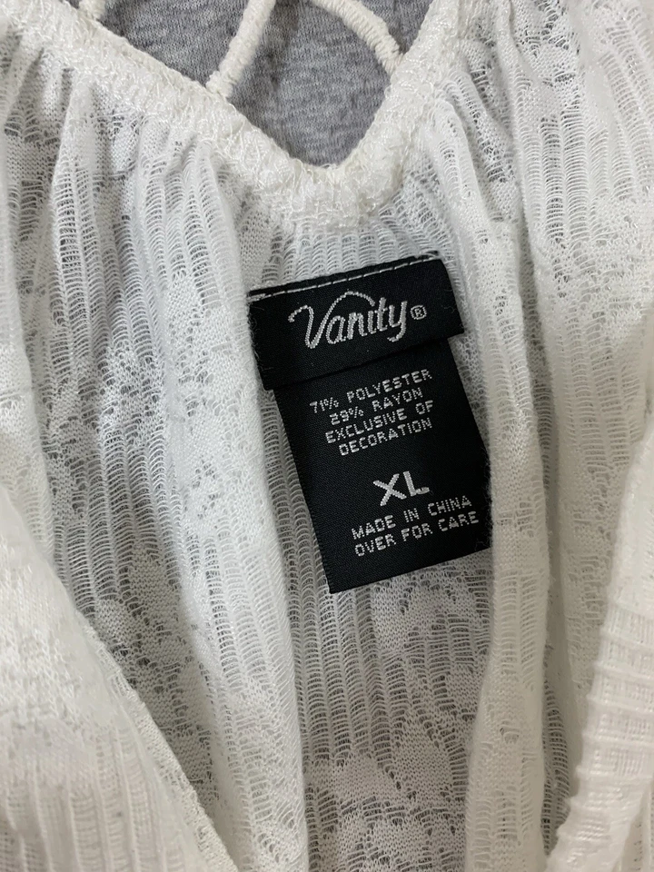 Chaleco tocador XL blanco Foto 2 de 3