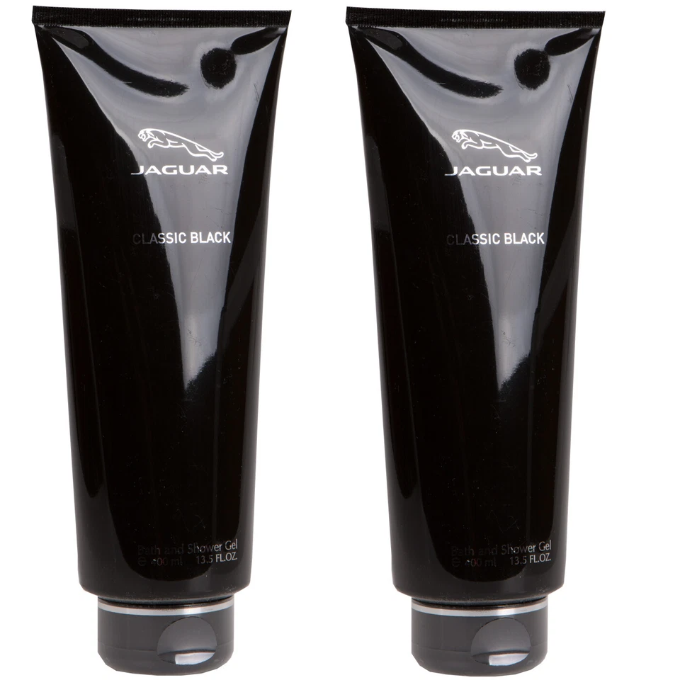 Jaguar Classic BLACK Bade - und Duschgel Bath & Shower Gel 2 x 400 ml