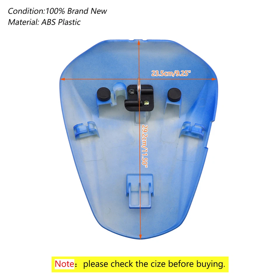 ABS plastic Rear Seat Cover Cowl Fairing For Suzuki GSXS1000 GSXS1000F 15-20 S2 - Image 3 of 4