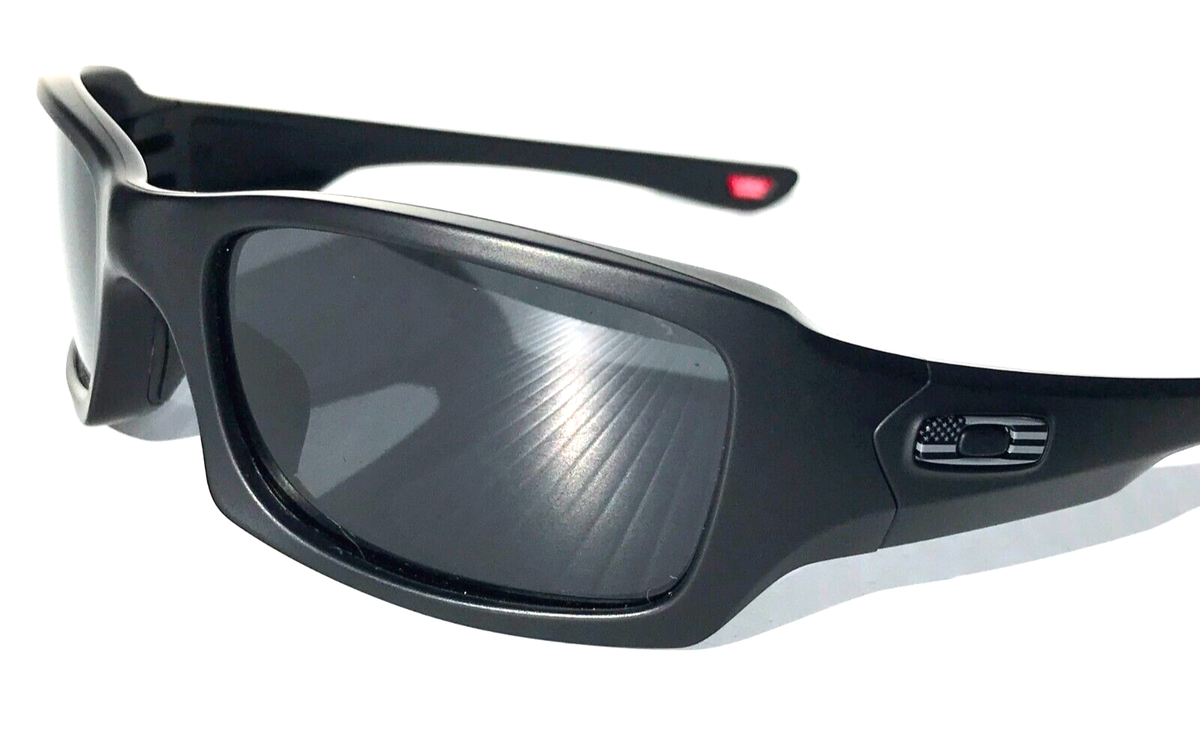 NEW* OAKLEY Fives Squared Black USA Tonal FLAG POLARIZED Galaxy