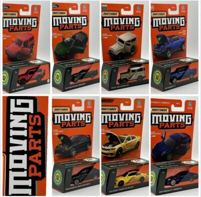 Lot Of 7 Matchbox 2024 Moving Parts 2020 Dodge , Hummer, Toyota