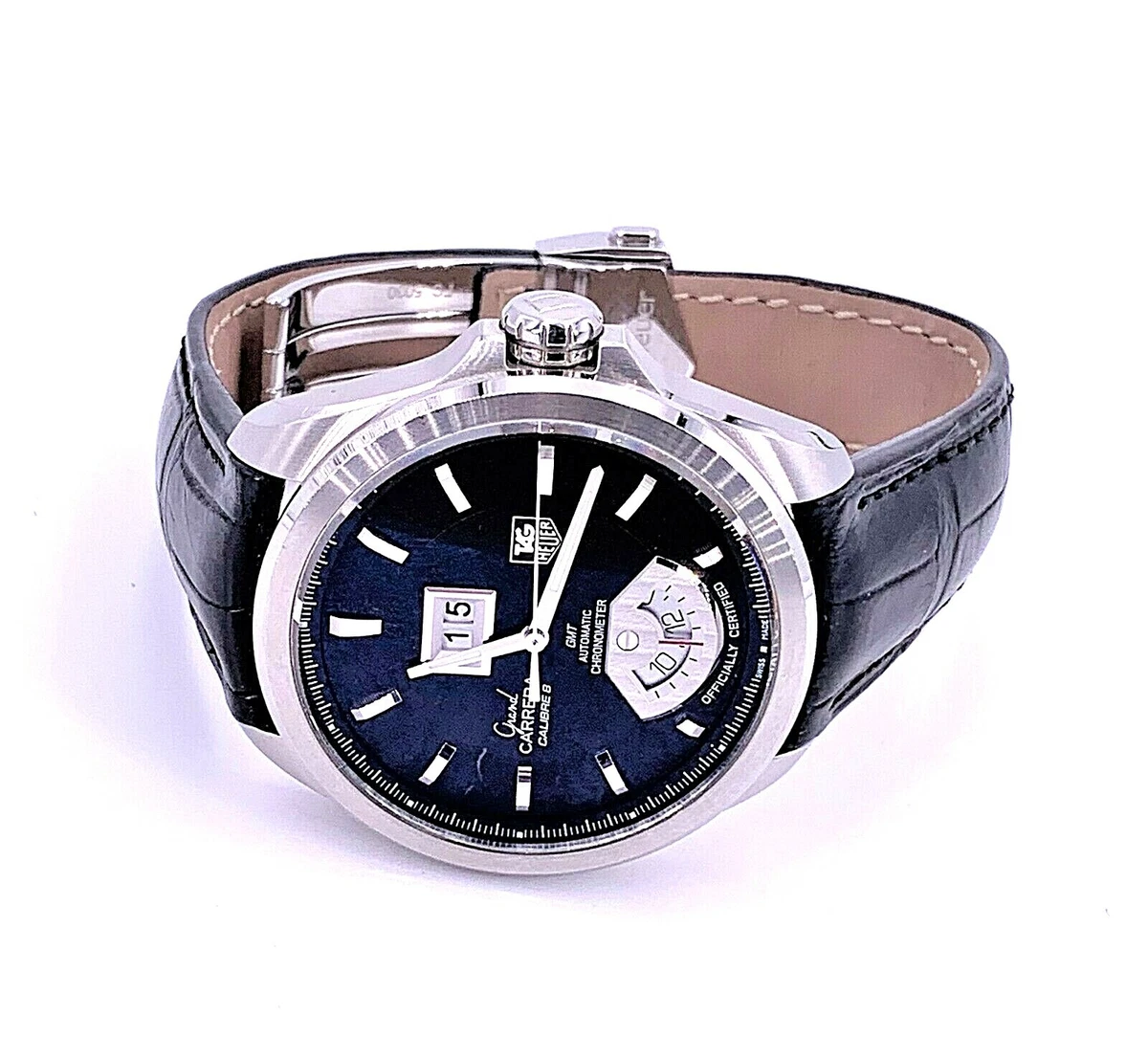 Tag Heuer Grand Carrera Calibre 8 GMT Model WAV5111 Watch eBay