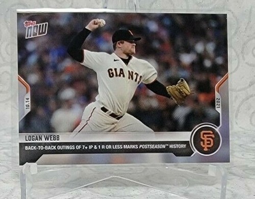 2021 Topps Now 967 Logan Webb
