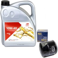 MotoröL Set 10W-40 5 Liter + ÖLfilter SM 110 FüR Skoda Felicia I II 1.3 6U1 6U5