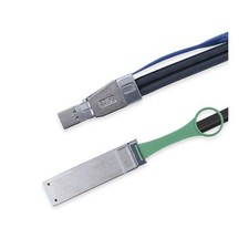 10Gtek External Mini SAS HD SFF-8644 to QSFP SFF-8436 Hybrid SAS Cable, 30...