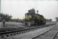 BVS Bevier & Southern 2-8-2 Steam Locomotive #4963 - Vintage Railroad Negative