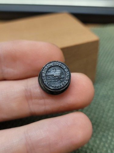 Rare Freemason Lapel Newburgh NY 309 F&AM Lodge 25 Years Sterling WW1 Veteran - Picture 8 of 21