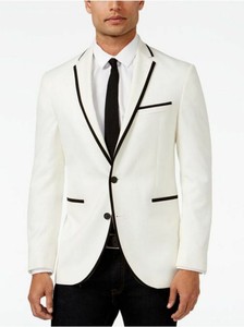 white smoking jacket