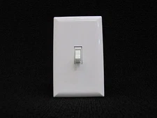 Mobile Home RV Parts Self Contained Wall Switch Includes Cover Plate White