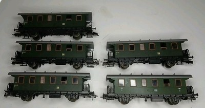 Vintage Zug Spur HO Modelleisenbahn Personen Deutsche Bundesbahn Austria 