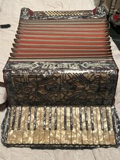 Pietro Piano Accordion Made in Germany Vintage Full Size With Original Hard Case