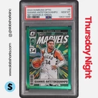 2024 PANINI DONRUSS OPTIC #6 GIANNIS ANTETOKOUNMPO NET MARVELS GREEN /5 PSA 10