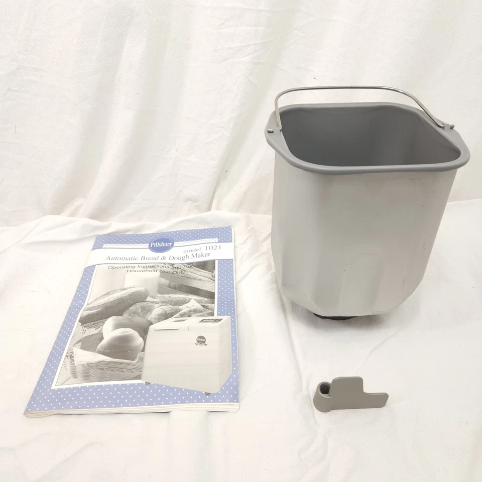 Автоматическая машина для приготовления хлеба и теста Pillsbury модель 1021 сковорода, весло и руководство - Изображение 2 из 4