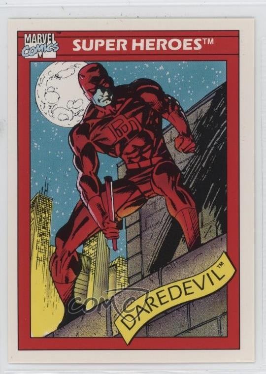 1990 Impel Marvel Universe Super Heroes Daredevil #4 16o7