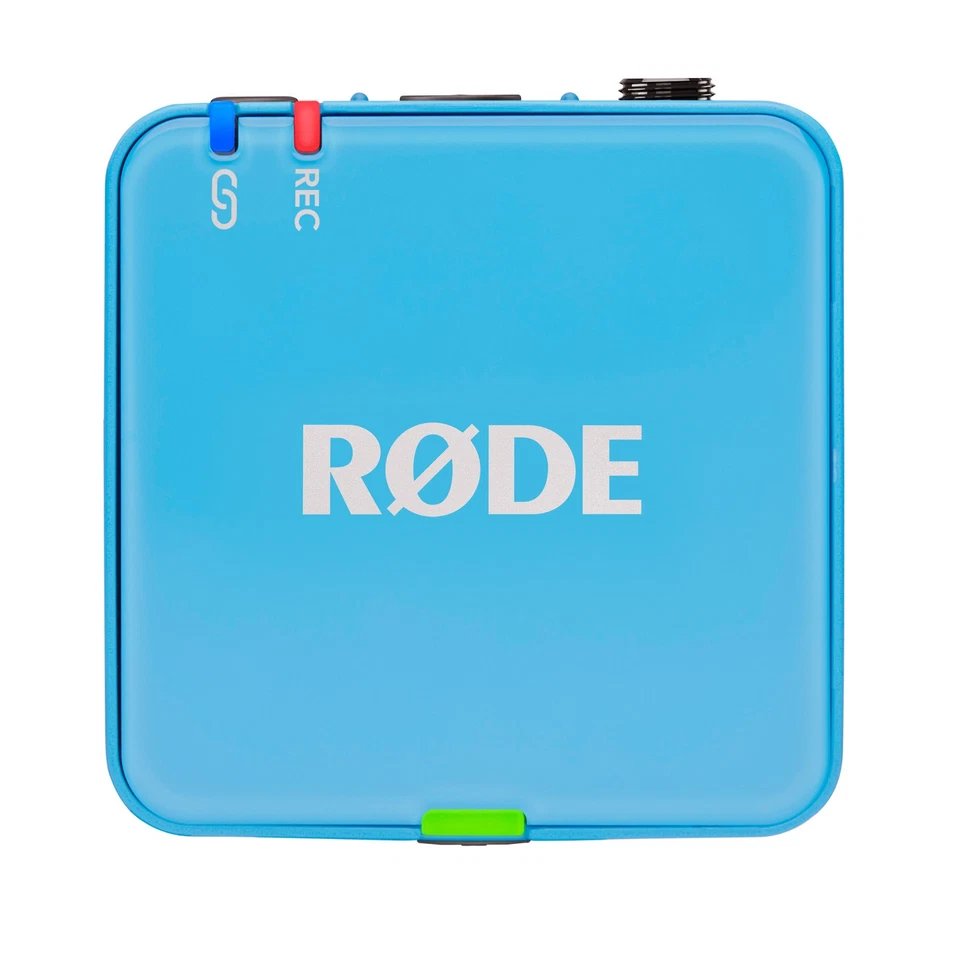 Rode Wireless GO Gen 3 Mikrofonsystem Blau mit Interview GO und Windschutz WSBK - Bild 3 von 4