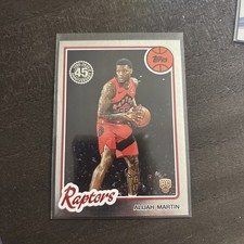 2025-26 Topps Basketball #80BK-82 Alijah Martin RC 75th Anniversary RAPTORS 