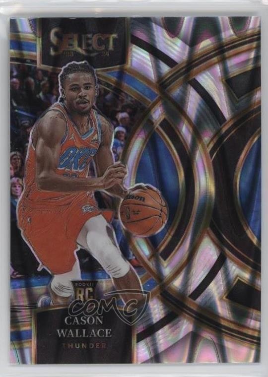 2023-24 Panini Select Premier Level Tectonic Prizm Cason Wallace #103 00kr