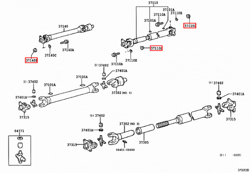 Genuine Toyota LandCruiser 80 79 Series HZJ HDJ FZJ FJ LJ Tailshaft Nut - Picture 15 of 20
