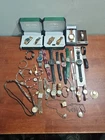 Lot Of 33 Watches Mostly Vintage & Ladies. Parts Repair Timex Swiss Pulsar AS-IS