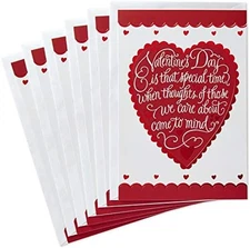 Valentines Day Greeting Cards Pack 6