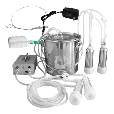 #ad 5L Electric Milking Machine Vacuum Impulse Pump Cow Milker Stainless steel New $154.94