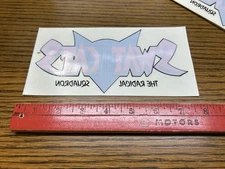 1 Vintage 1990's SWAT KATS THE RADICAL SQUADRON Logo Promo Window Sticker Decal