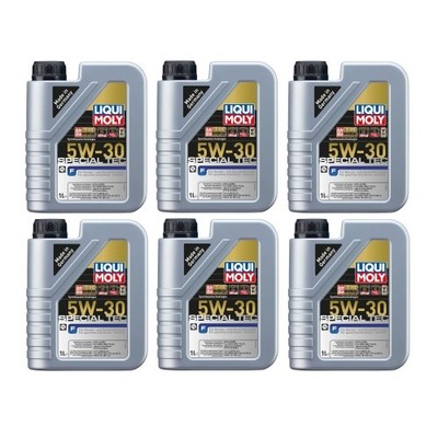 Liqui Moly Motoröl Leichtlauf Special Tec F, 5W-30, 6-Liter - 3852