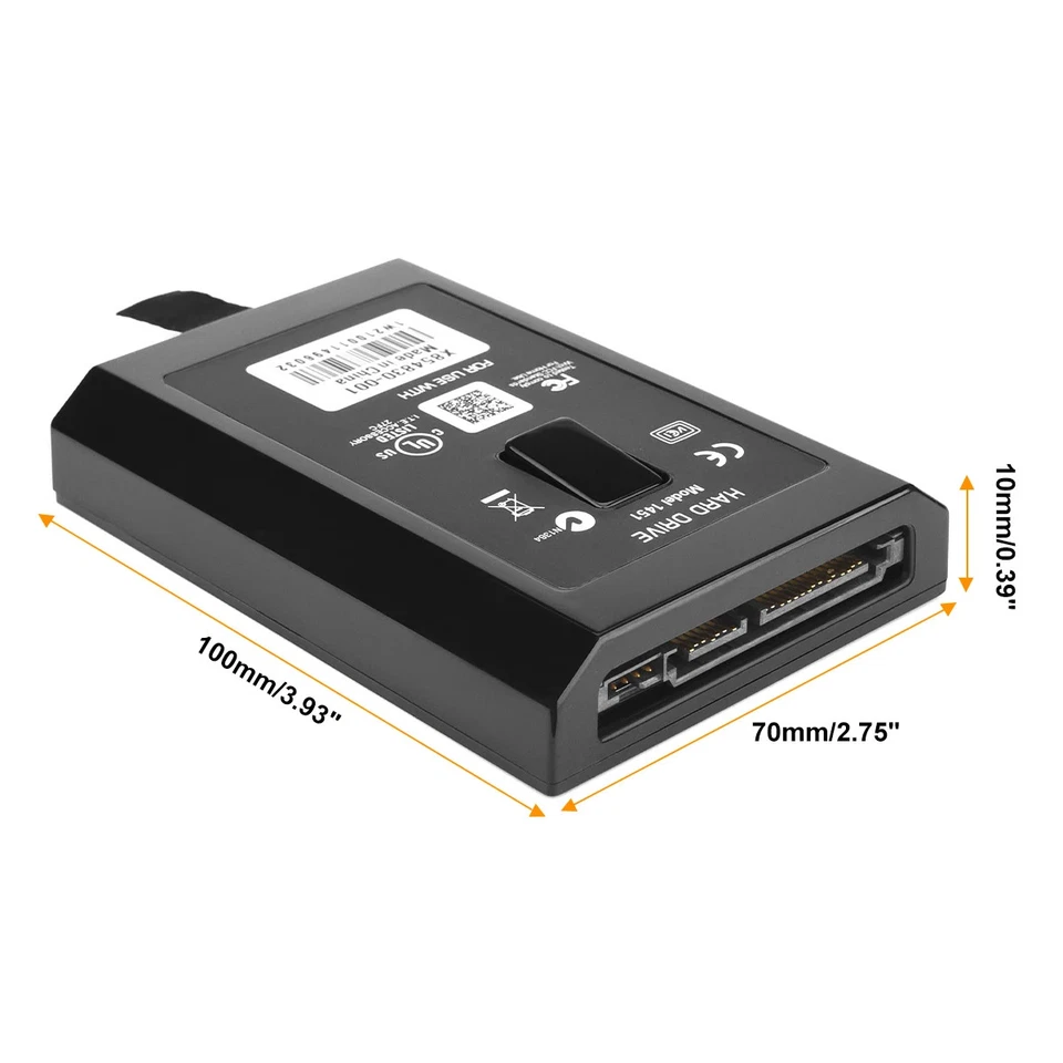 320GB 250GB 60GB 120GB 500GB Hard Drive Disk for Xbox 360 Slim Game  - Immagine 3 di 4