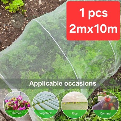 1 Net 2x10m Anti Insect Bird Greenhouse Garden Cultivation PE (Foreign Shipping