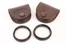 Rollei Rolleiflex 28.5mm Push On Duto 0  1 Filters / Original Cases Vintage V21