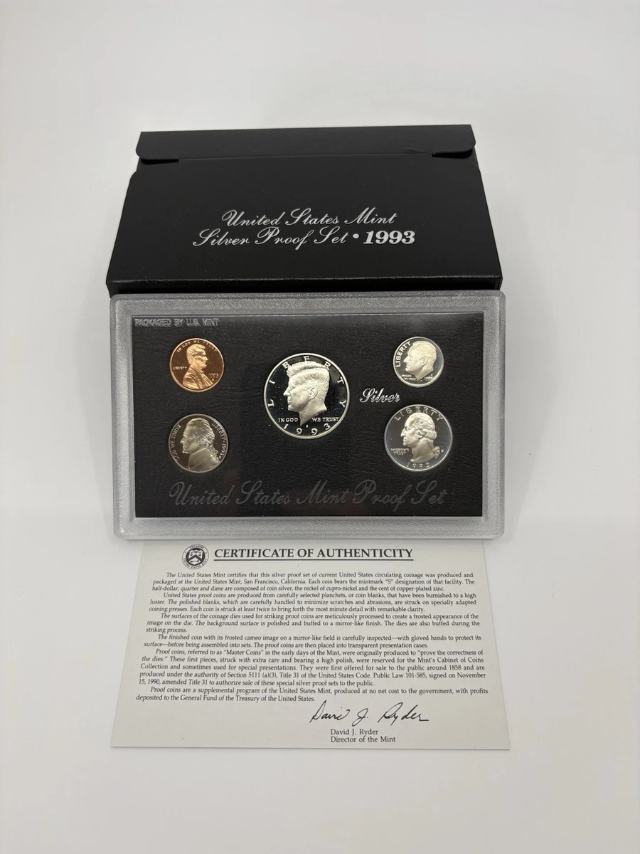 Silver Proof US Coin Proof Sets 1993 for sale | eBay