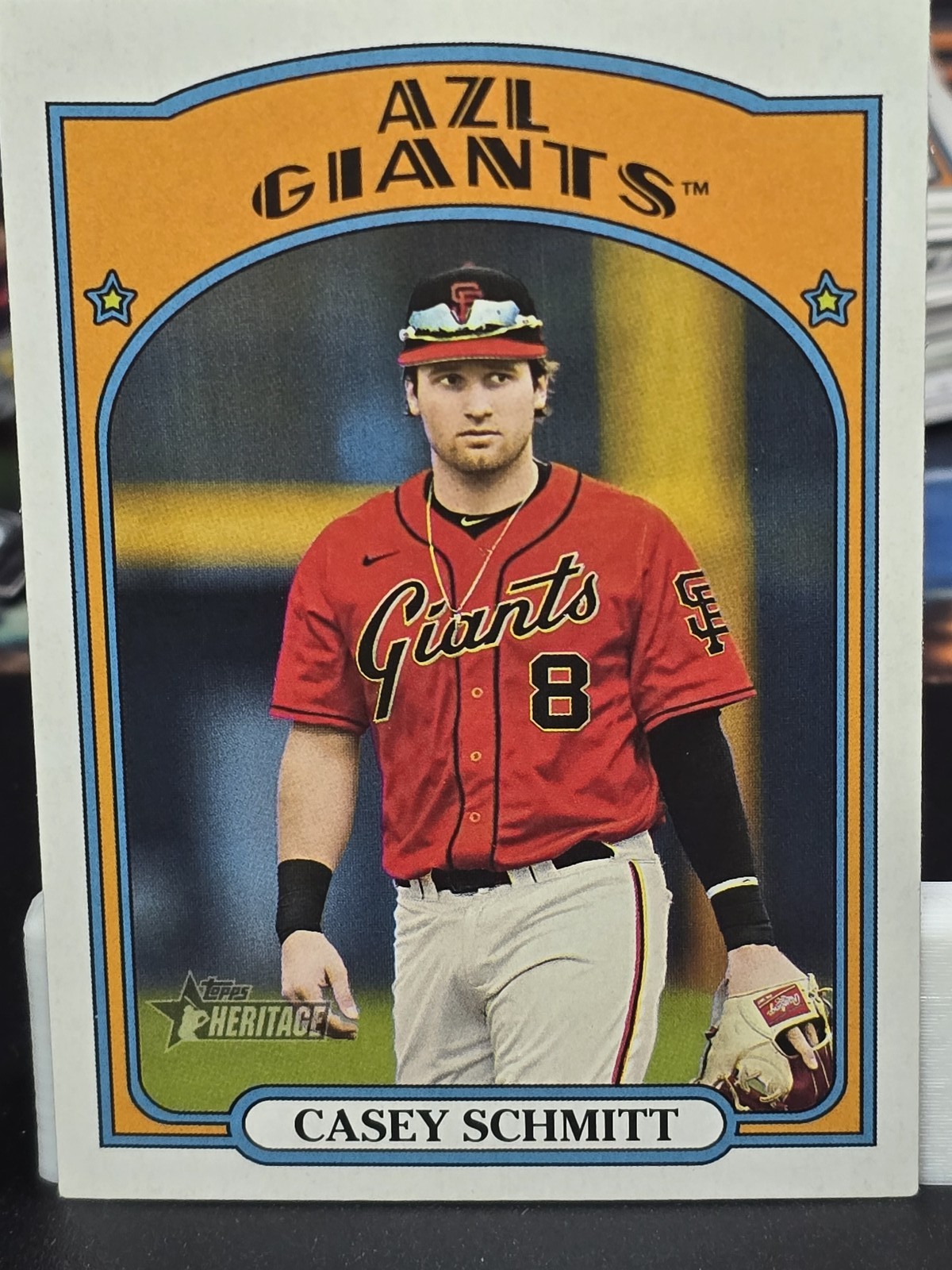 2021 Topps Heritage Minor League #172 Casey Schmitt