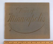 Rare Vintage Minneapolis View Photo Book circa 1905 Twin Cities Minnesota