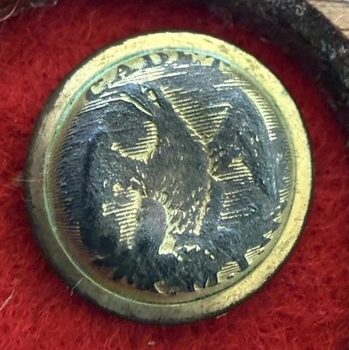 Civil War Button, Confederate, Cuff Size, KMI cadet button