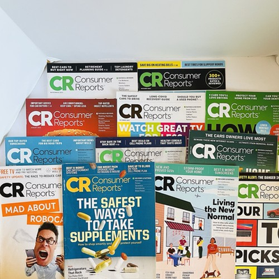 #ad lot of 12 consumer reports magazines from May 2019 to December 2022 $36.79
