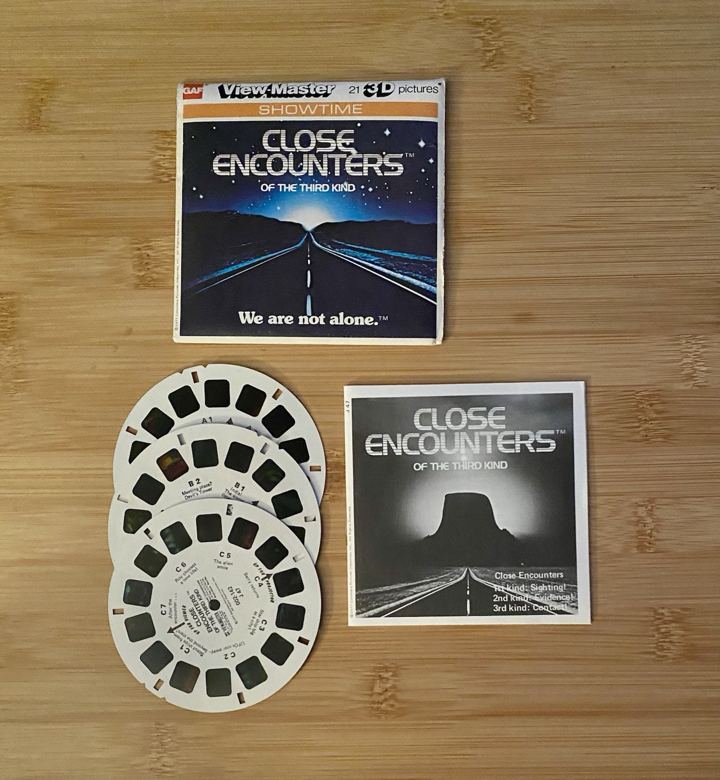 Close Encounters of the Third Kind View Master Packet J47 3 