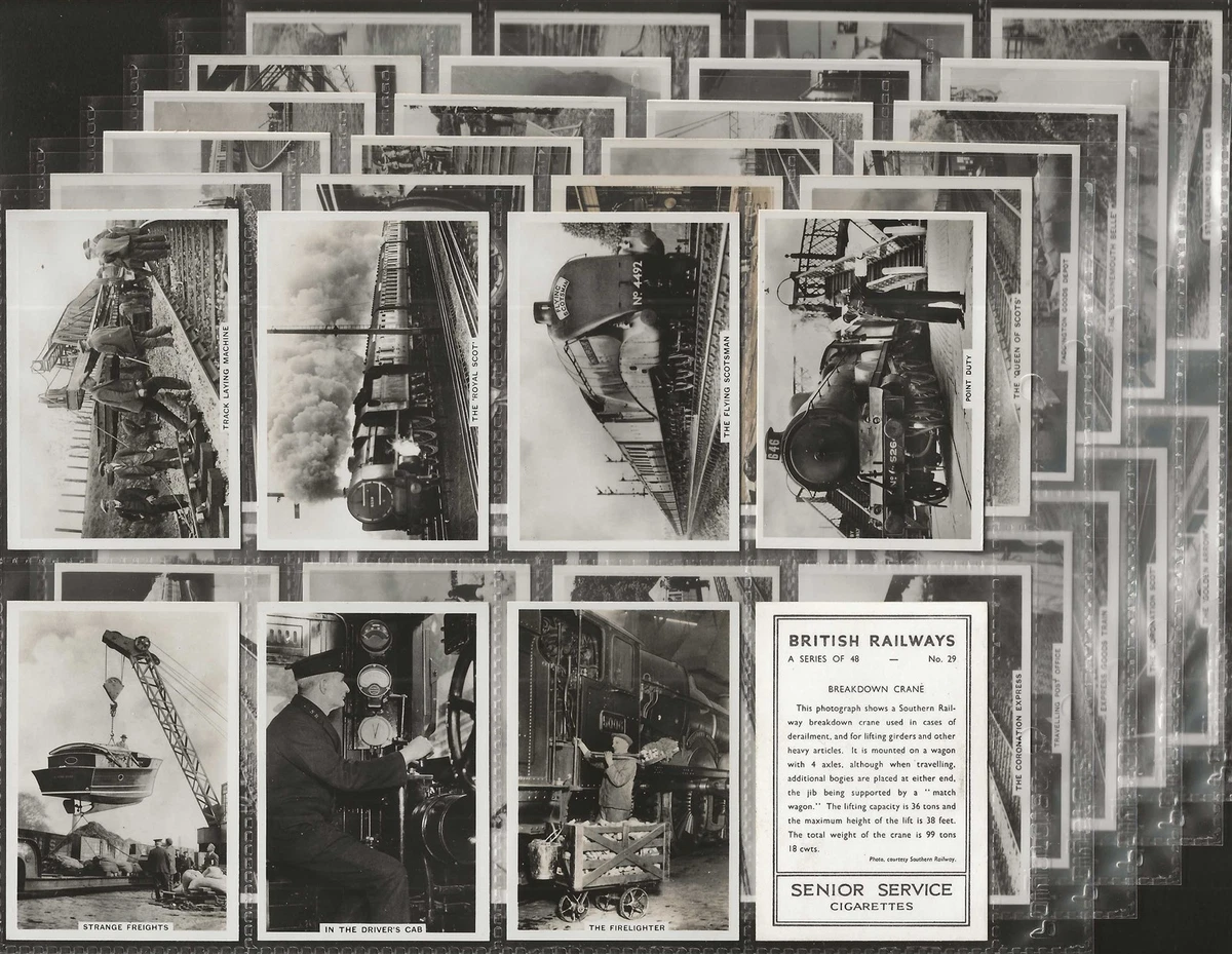 senior service cigarette cards british railways Railway/Trains Collectable Senior Service & Pattreiouex Cigarette Cards for  sale