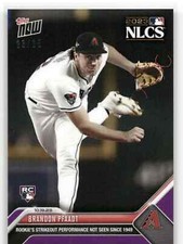 🟪 BRANDON PFAADT Rookie PURPLE 23/25 2023 Topps Now # 1018 Diamondbacks NLCS 📈