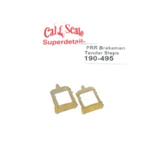 NEW Cal Scale 190-495 Pennsylvania Style Tender Steps Unpainted Brass Casting HO