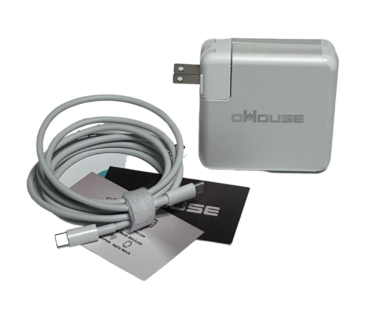 USB-C Power Adapter with Charger Cable for MacBook Pro 105W