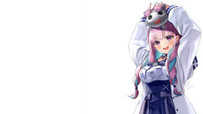 Anime Minato Aqua Hololive Rosa Pelo Ojos Kito Alfombra de Juego Alfombra de Juego Escritorio
