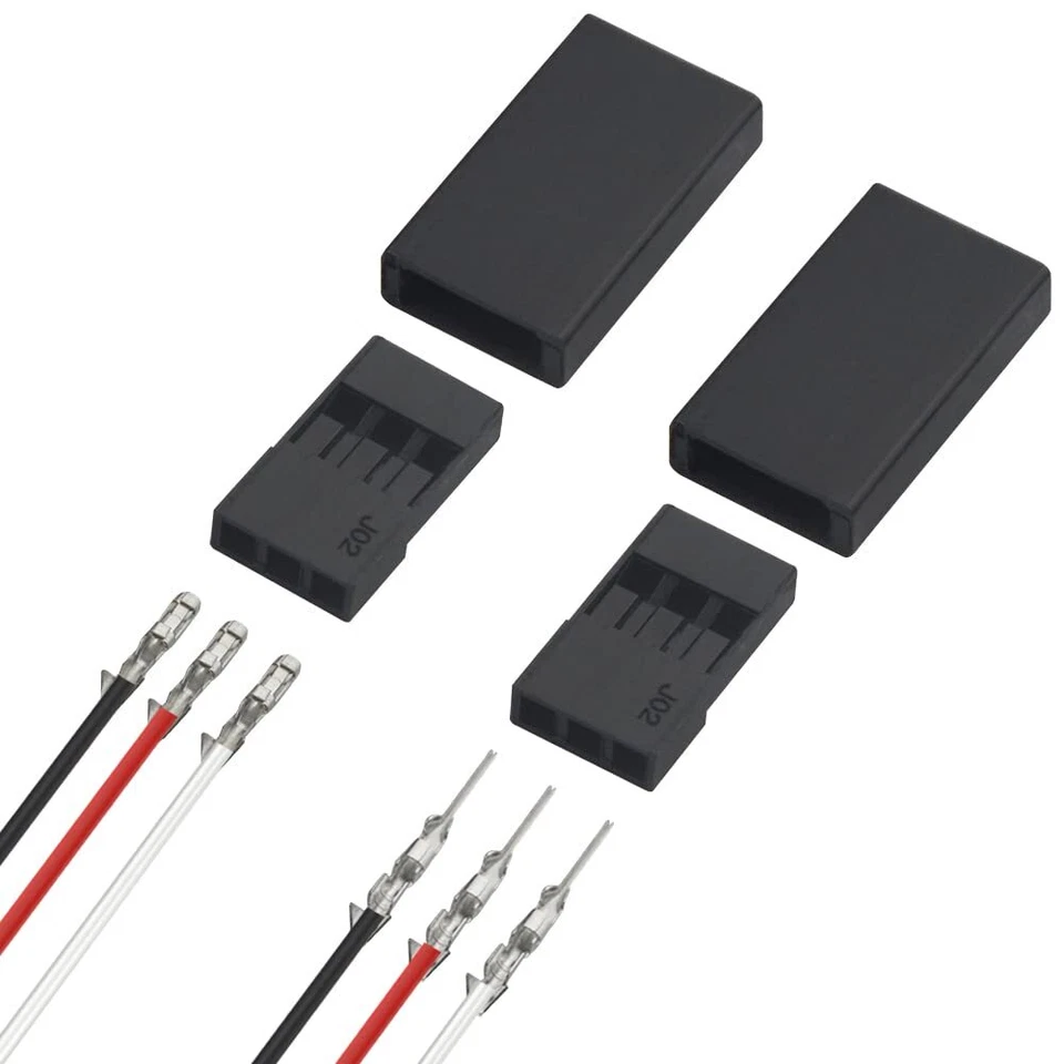 WMYCONGCONG 900 PIEZAS Universal Servo Cable Conector Macho Hembra Pin Crimpado Foto 3 de 4