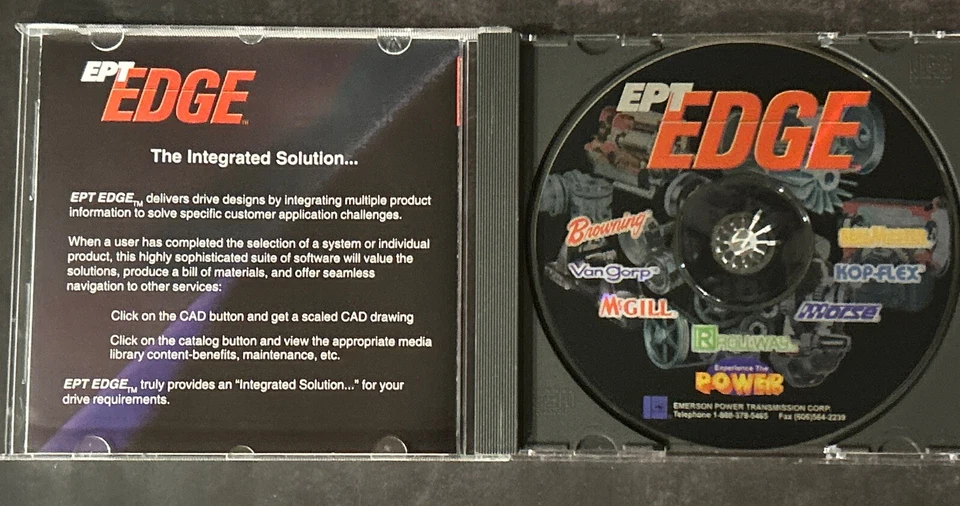 EPT Edge Integrated Solution Software 3.01 Media Products CAD Emerson Vintage PC - Image 2 of 4