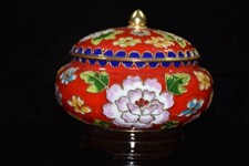 中国风景泰蓝壶| eBay
