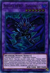 Destiny HERO - Dangerous - BLHR-EN063 - Ultra Rare - 1st Edition x3 - Near Mint