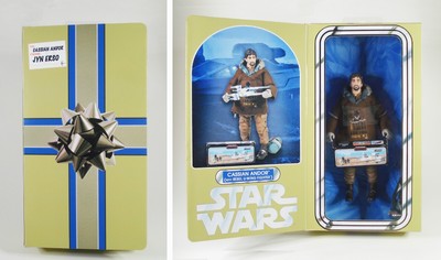 Star Wars 6'' Black Series Custom CASSIAN ANDOR with mini vintage U-WING