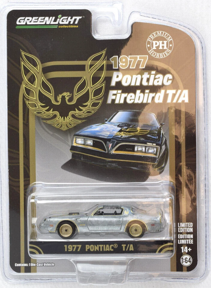Pontiac Firebird T/A Greenlight x PH 1977 MÁQUINA VERDE 1:64 coche fundido a presión 51456 Foto 2 de 3