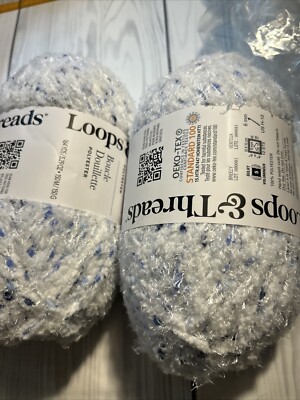 Loops & Threads Cozy Boucle Yarn 3 Pack  Candy Dots 